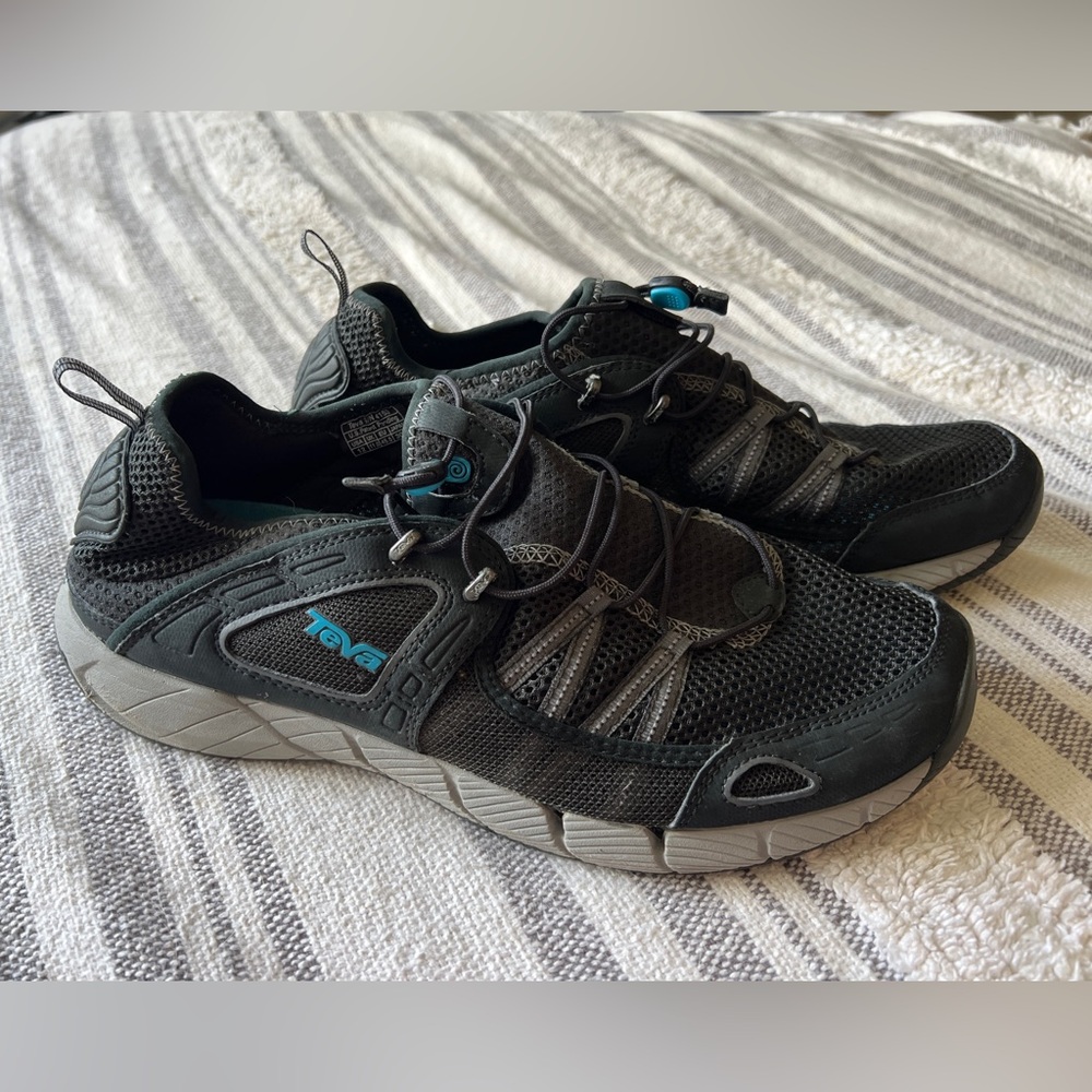 Teva Men's Charcoal and Slate Swim Sneakers size 12